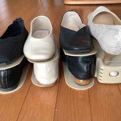 24㎝パンプス　ぺたんこ　ヒール　サンダル　まとめ売り計6点の画像