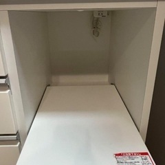 【掲載2/22まで】ニトリ　食器棚　レンジ台　キッチンカウンター　レジュームの画像