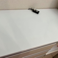 【掲載2/22まで】ニトリ　食器棚　レンジ台　キッチンカウンター　レジュームの画像