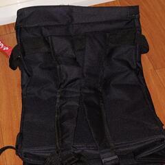 スヌーピー プレミアムストラップ付スクエアリュック 黒(未使用品)の画像