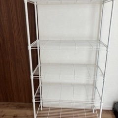 スチールラック　ホワイト