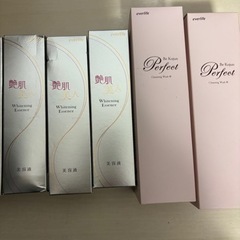 化粧水、美容液、クレンジング