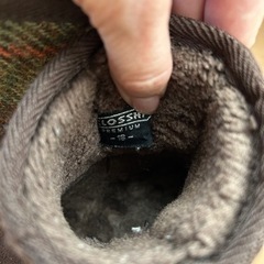 👞ムートンブーツ/ブラウンチェック16㎝の画像