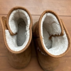 👞ムートンブーツ/ブラウン16㎝の画像