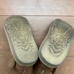 👞ムートンブーツ/ブラウン16㎝の画像