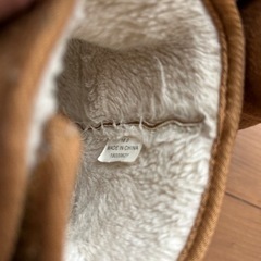 👞ムートンブーツ/ブラウン16㎝の画像