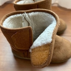 👞ムートンブーツ/ブラウン16㎝の画像