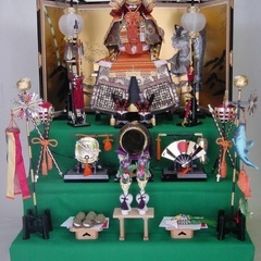 兜　五月人形　三段飾りの画像