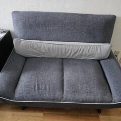 二人掛けソファ　幅130cmの画像