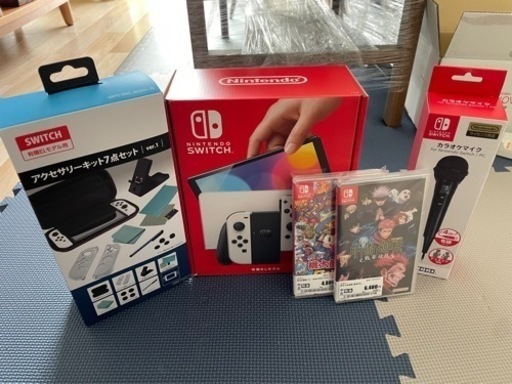 witch本体有機EL JCホワイト  呪術廻戦&桃鉄ソフト&マイクセット