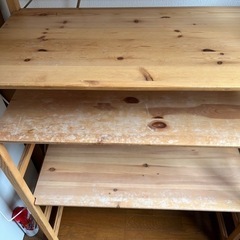 (お引き渡し決定) 無印　パイン材ユニットシェルフ　貰ってください。の画像