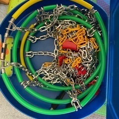 未使用品　タイヤチェーン　雪道　冬　滑り止め　スノーチェーンの画像