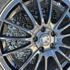 ホイール タイヤ レアマイスター　LM-S 18-7.5J +48 225-50-18 黒 CH-R アルファード ヴェゼル の画像