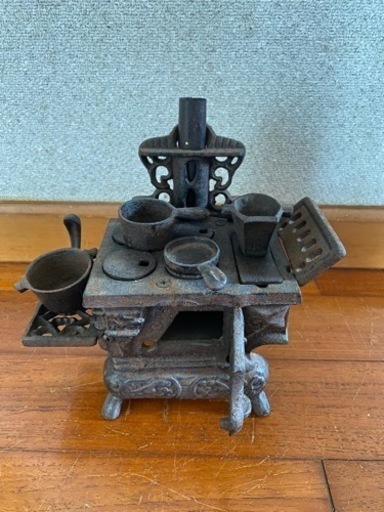 アンティーク　鋳物ストーブ　ミニチュア