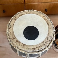 タブラ、バーヤセット　インド民族楽器の画像