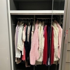 希望ならバラでお渡しします！！分けて運べます！ワードローブ　タンス　引き出しセット！タワーチェスト&衣装棚！！の画像