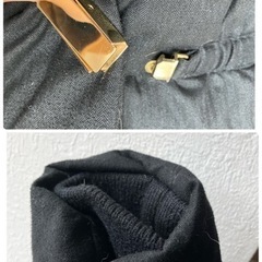 ブラックダウンコートRonda Mサイズの画像