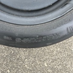 軽自動車スペアタイヤの画像