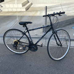 クロスバイク ブラック 2020年製 21段変速の画像