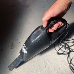 カークリーナー　吸塵　掃除機　12ボルト シガーソケット　車　車内清掃　スキマノズル　ダイソン　中古品　メルテックの画像