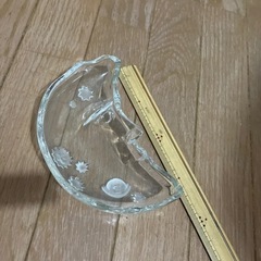 お月さま　皿　ガラス