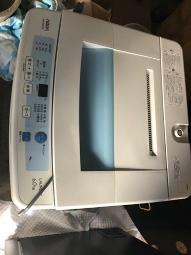 洗濯機　AQUA　AQW-S60C