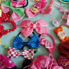 髪飾り　シュシュなどの画像