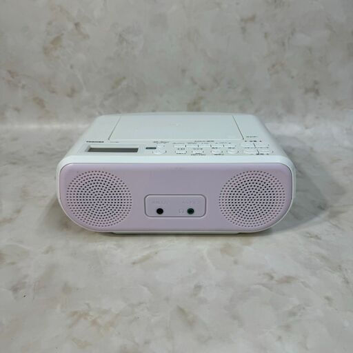 A4703　TOSHIBA CDラジオ グレー ワイドFM対応 家電  ☆激安家電☆ 新生活応援☆一人暮らし☆
