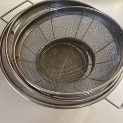 ザルボウル3個セット　調理器具　水切りボウルの画像