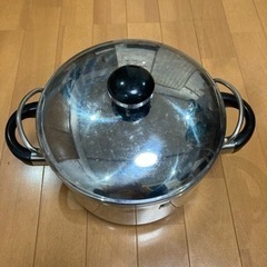 パスタ鍋　宮崎製作所　直径22cmの画像