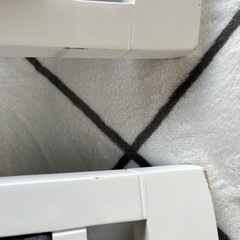 決まりました★ダイニングセット(椅子２脚)  白　の画像