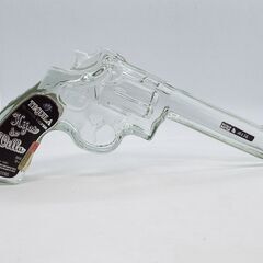 古酒 未開栓 テキーラ イホス・デ・ビジャ・ブランコ リボルバーボトル【ショットグラス付】 [200ml 40％]☆リサイクルマート宇部店☆の画像
