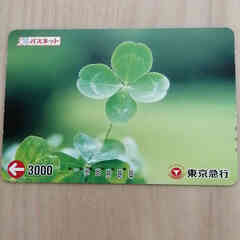 4枚美しい花の使用済25年前の貴重なパスネットの画像