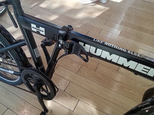 ★ジモティ割あり★ HUMMER 折り畳み自転車 ２０インチ ブラック クリーニング済み TK1671