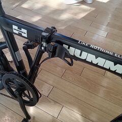 ☆ジモティ割あり☆ HUMMER 折り畳み自転車 20インチ ブラック