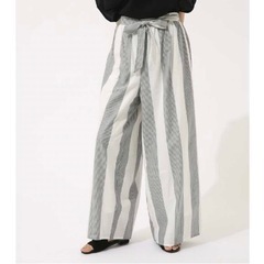 定価5489円【未使用】AZUL BY MOUSSY BIG STRIPE PANTS の画像