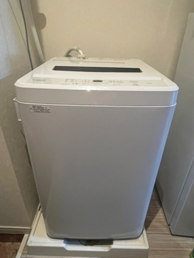 洗濯機6kg 2019年式