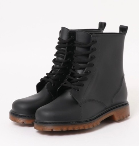 ◆新品◆メンズブーツ 27.5？◆ソールがオシャレ＊レインブーツ◆耐水 ◆