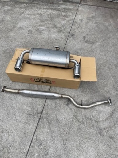 納車外し　スバル純正　マフラー　BRZ