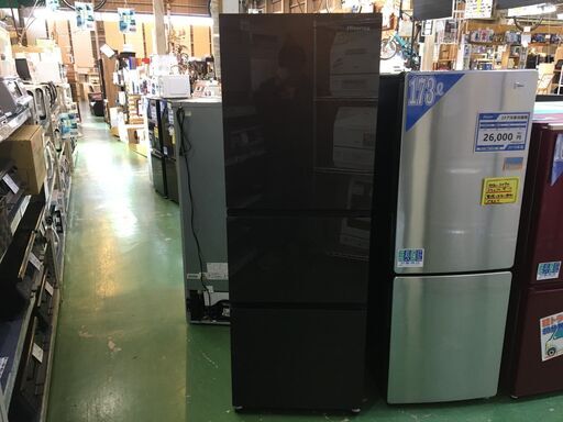 【愛品館八千代店】保証充実Hisense　2021年製282L　3ﾄﾞｱ冷凍冷蔵庫HR-G2801BR