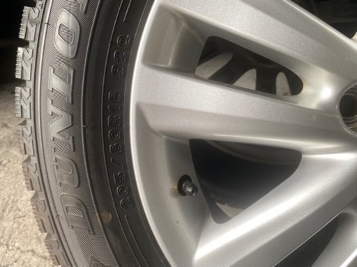 【美品】205/60R16スタッドレスタイヤホイール4本
