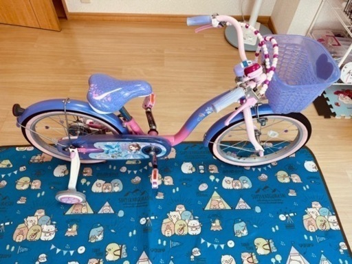 【取引中】値下げしました　女の子用　自転車　18インチ　5000円
