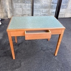 【中古品】引き出し付きテーブル