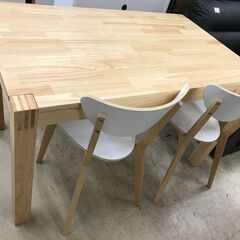 イケア IKEA ダイニングテーブルセット ダイニングテーブル5点セット ダイニング イス4脚 NORDBY ノールドビー アンティーク風 アンティークス 木製 無垢材 北欧 おしゃれ クリーニング済 堺市 石津【ジャングルジャングルサカイ石津店】