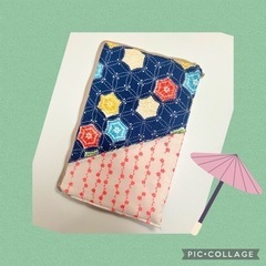 ハンドメイド　パッチdeポーチ　御朱印帳ケース　和小物　和雑貨　...