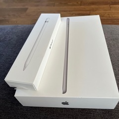 ipad 第6世代128gbとApple Pencilの画像