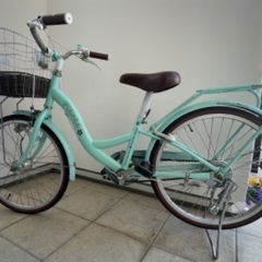 小学生　女の子　自転車22インチの画像