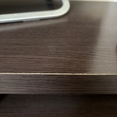 【引き渡し決まりました】テレビ台　ダークブラウン　無料でお譲りしますの画像