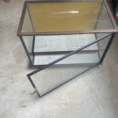 昭和レトロ　ガラスケースの画像