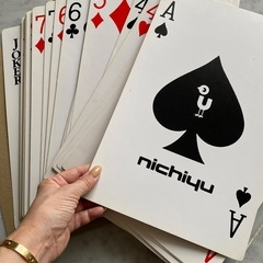 nichiyu ニチユー　特大トランプ　約34cm×22cm